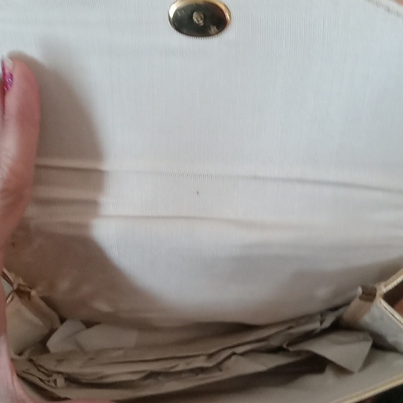 1970s Polished Gold evening bag bu avon n.i.b. NEWYORK - Picture 10 of 10